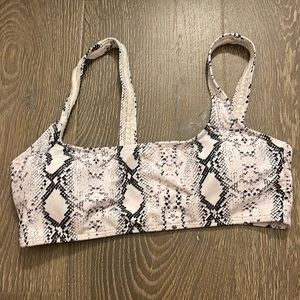 barley worn snake print